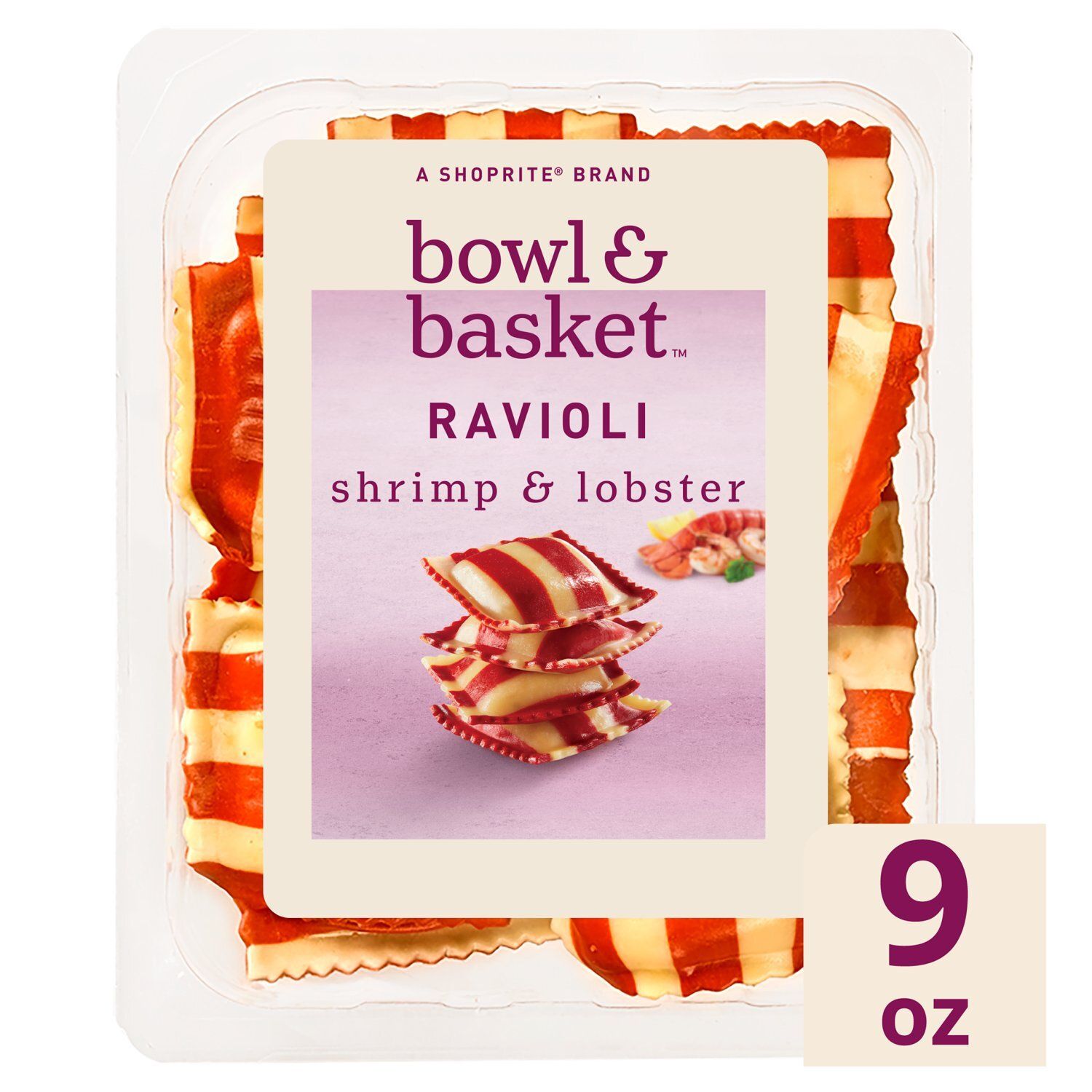 Bowl &amp; Basket Shrimp &amp; Lobster Ravioli Pasta, 9 oz