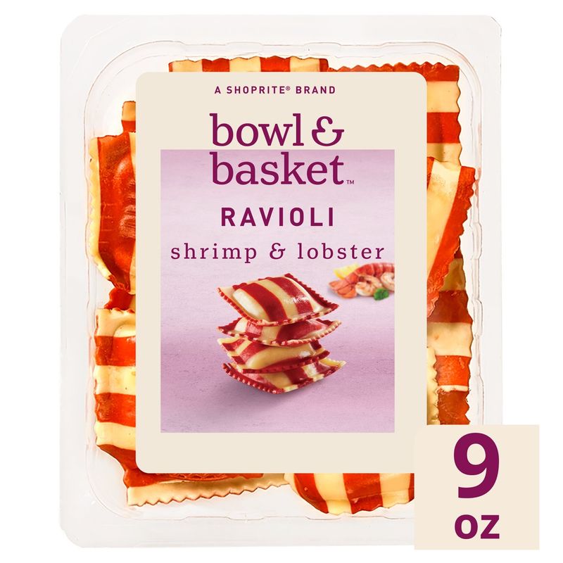 Bowl &amp; Basket Shrimp &amp; Lobster Ravioli Pasta, 9 oz
