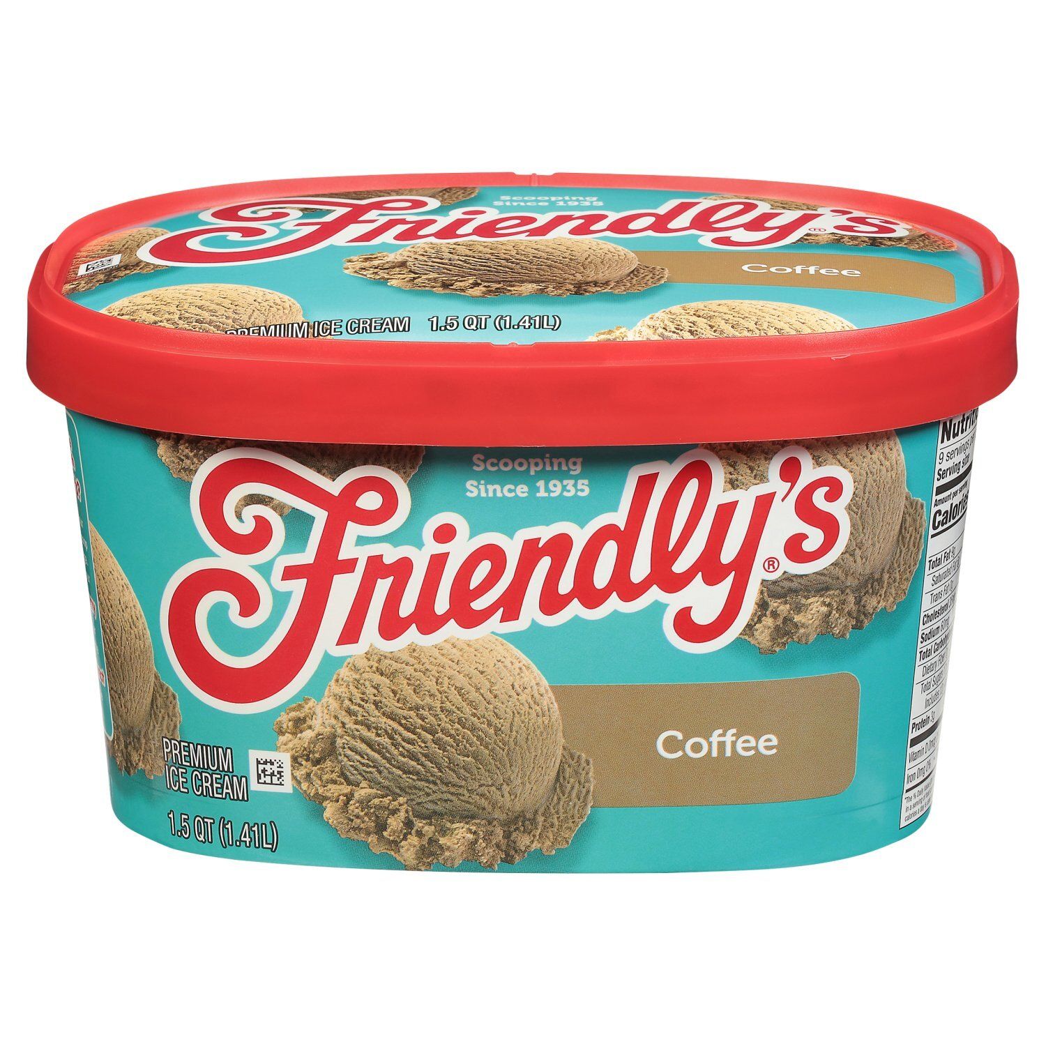 Friendly&#39;s Coffee Premium Ice Cream, 1.5 qt