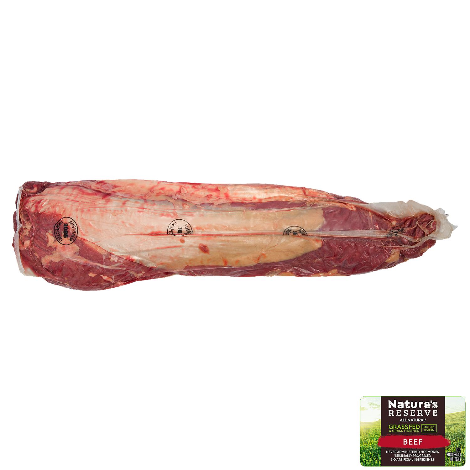 Nature&#39;s Reserve Beef Whole Beef Tenderloin, Boneless, Product of Australia, Average Weight 5 lb Pac
