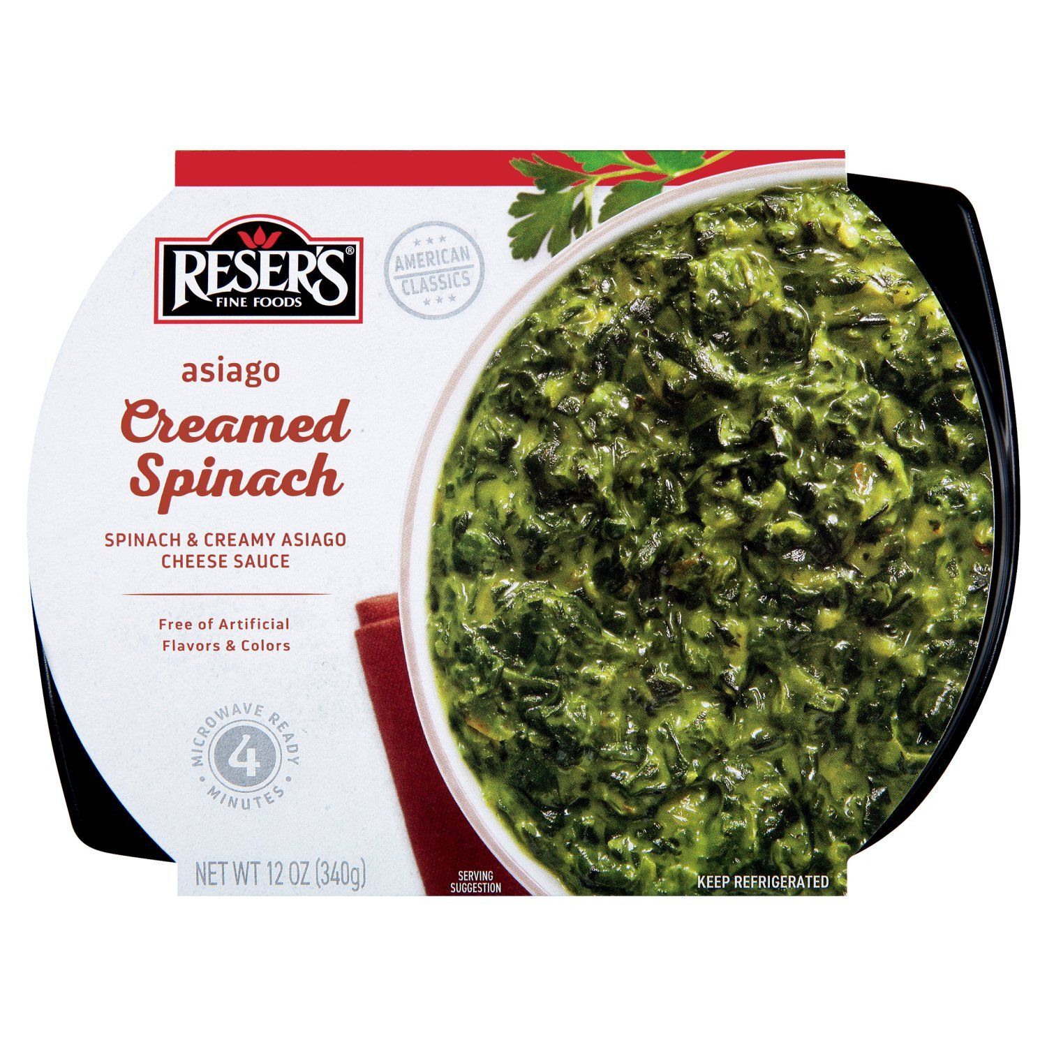Reser&#39;s Fine Foods Asagio Creamed Spinach, 12 oz