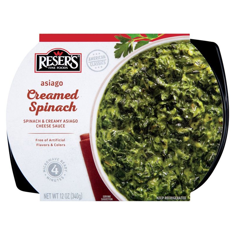 Reser&#39;s Fine Foods Asagio Creamed Spinach, 12 oz