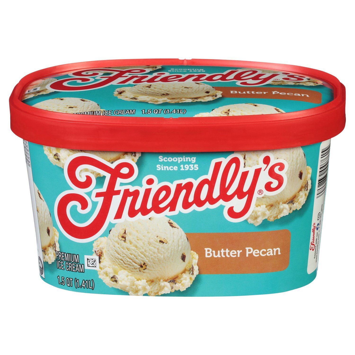 Friendly&#39;s Butter Pecan Premium Ice Cream, 1.5 qt