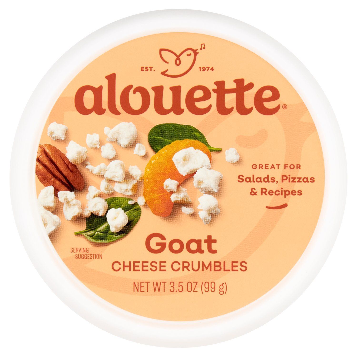 Alouette Goat Cheese Crumbles, 3.5 oz