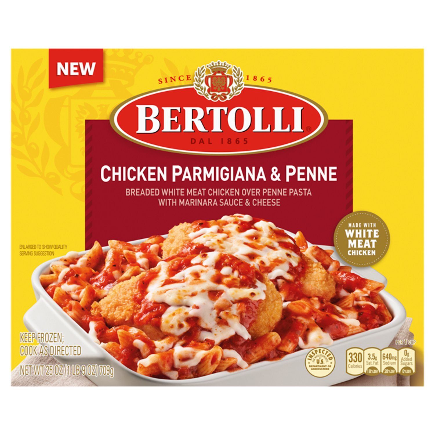 Bertolli Chicken Parmigiana &amp; Penne, 25 oz