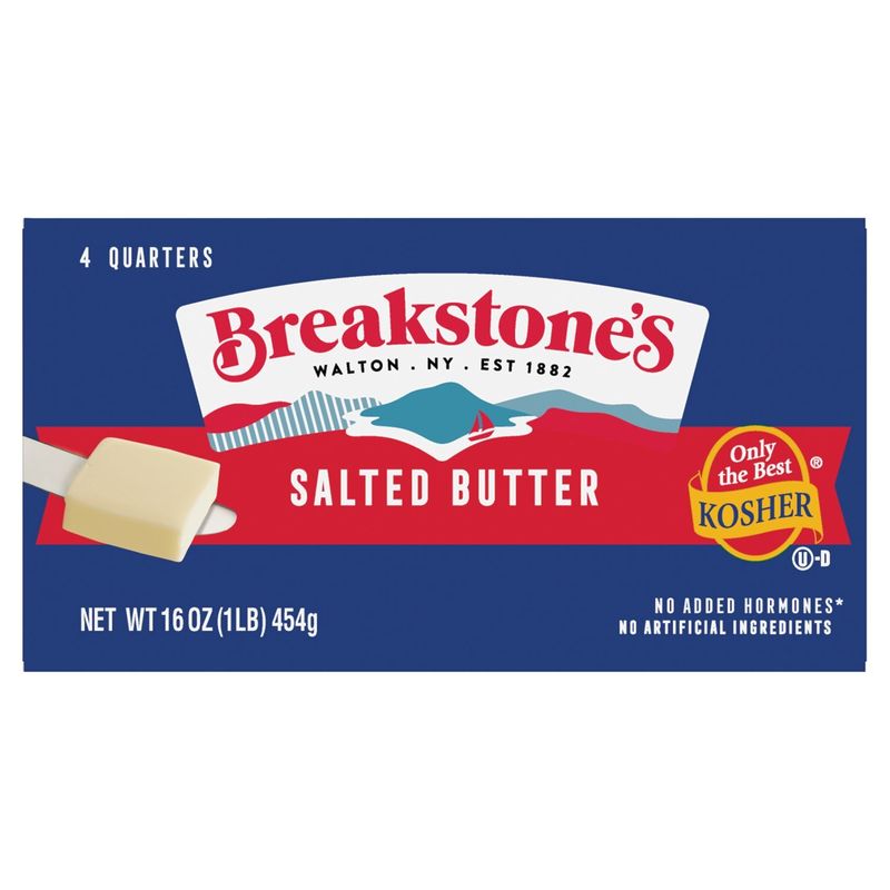 Breakstone&#39;s Salted Butter, 4 count, 16 oz