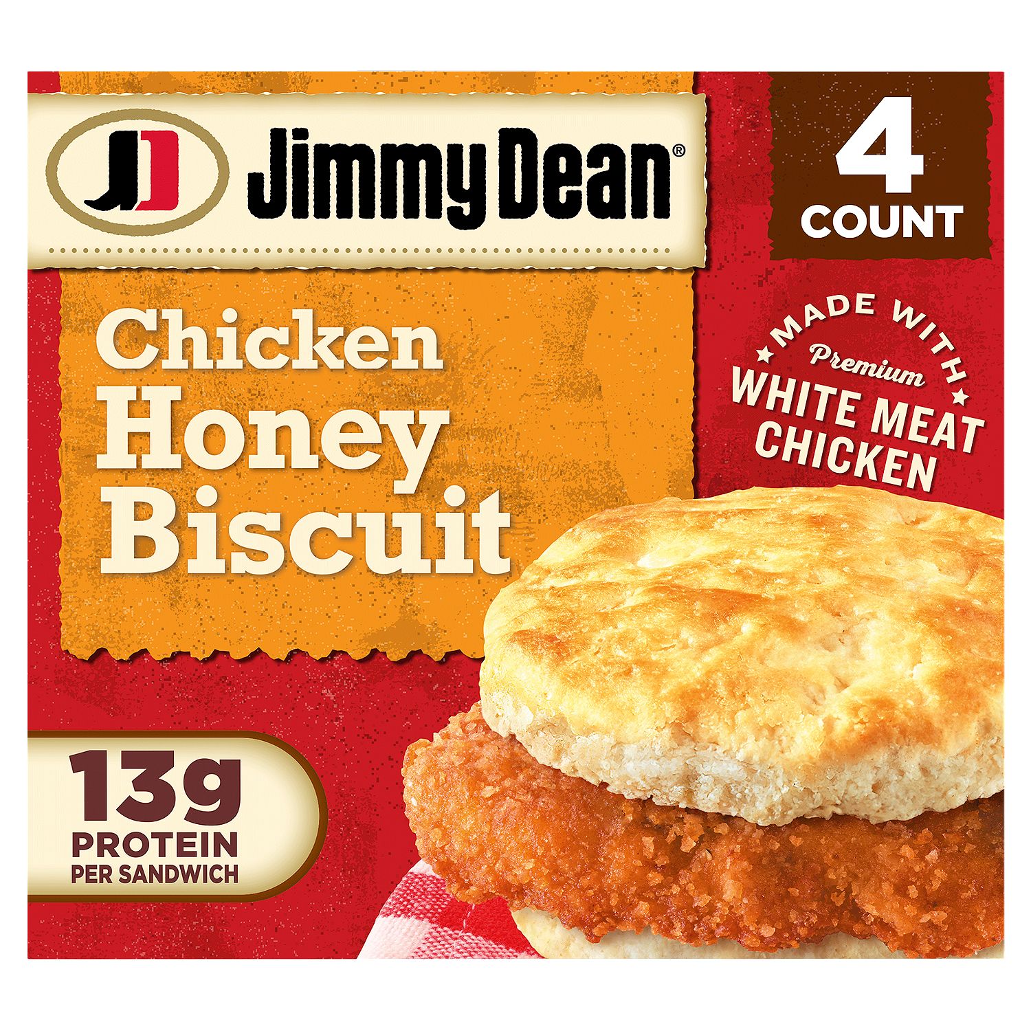 Jimmy Dean Chicken Honey Biscuit, 4 ct