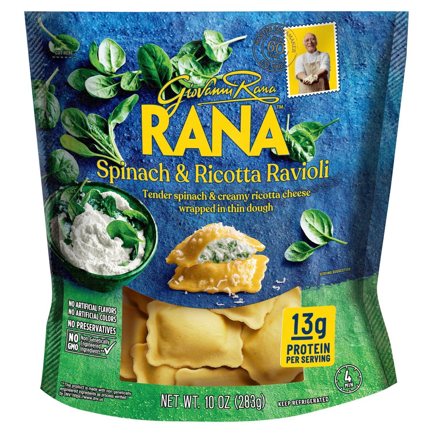 Giovanni Rana Spinach &amp; Ricotta Ravioli, 10 oz