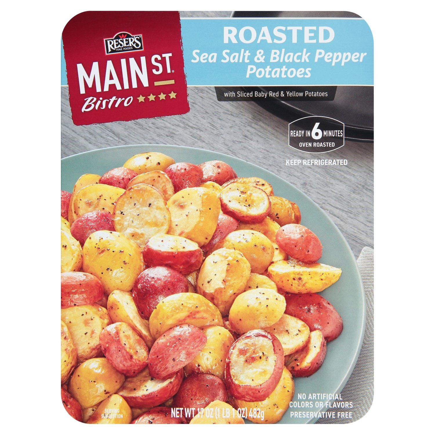Reser&#39;s Fine Foods Main St Bistro Roasted Sea Salt &amp; Black Pepper Potatoes, 17 oz