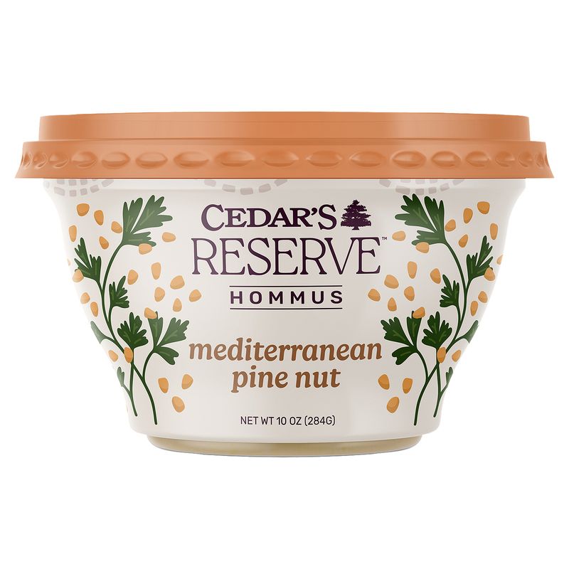 Cedar&#39;s Reserve Mediterranean Pine Nut Hommus, 10 oz
