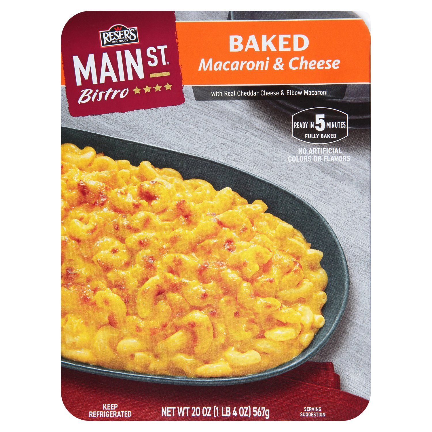 Resers Fine Foods Main St Bistro Baked Macaroni &amp; Cheese, 20 oz