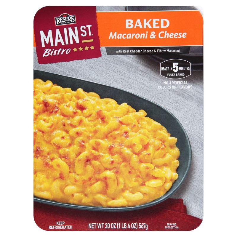 Resers Fine Foods Main St Bistro Baked Macaroni &amp; Cheese, 20 oz