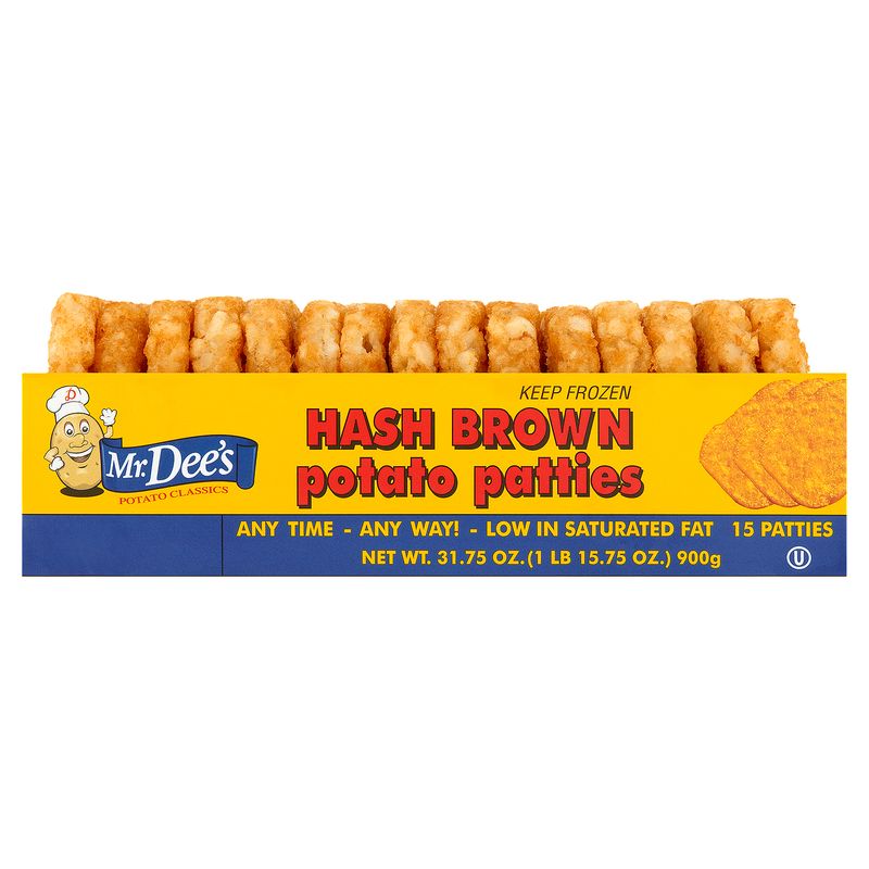 Mr. Dee&#39;s Hash Brown Potato Patties, 15 count, 31.75 oz