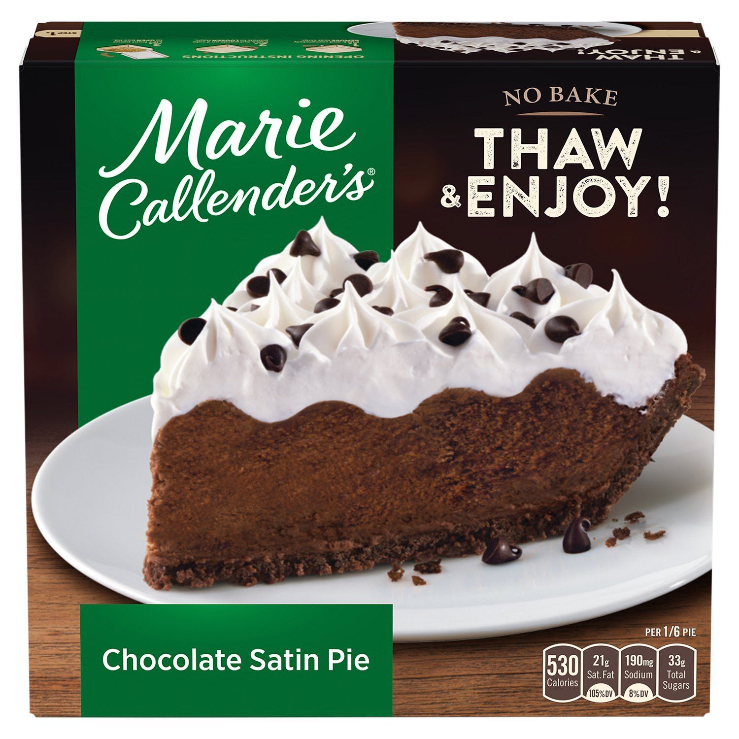 Marie Callender&#39;s Chocolate Satin Pie, 25.6 oz