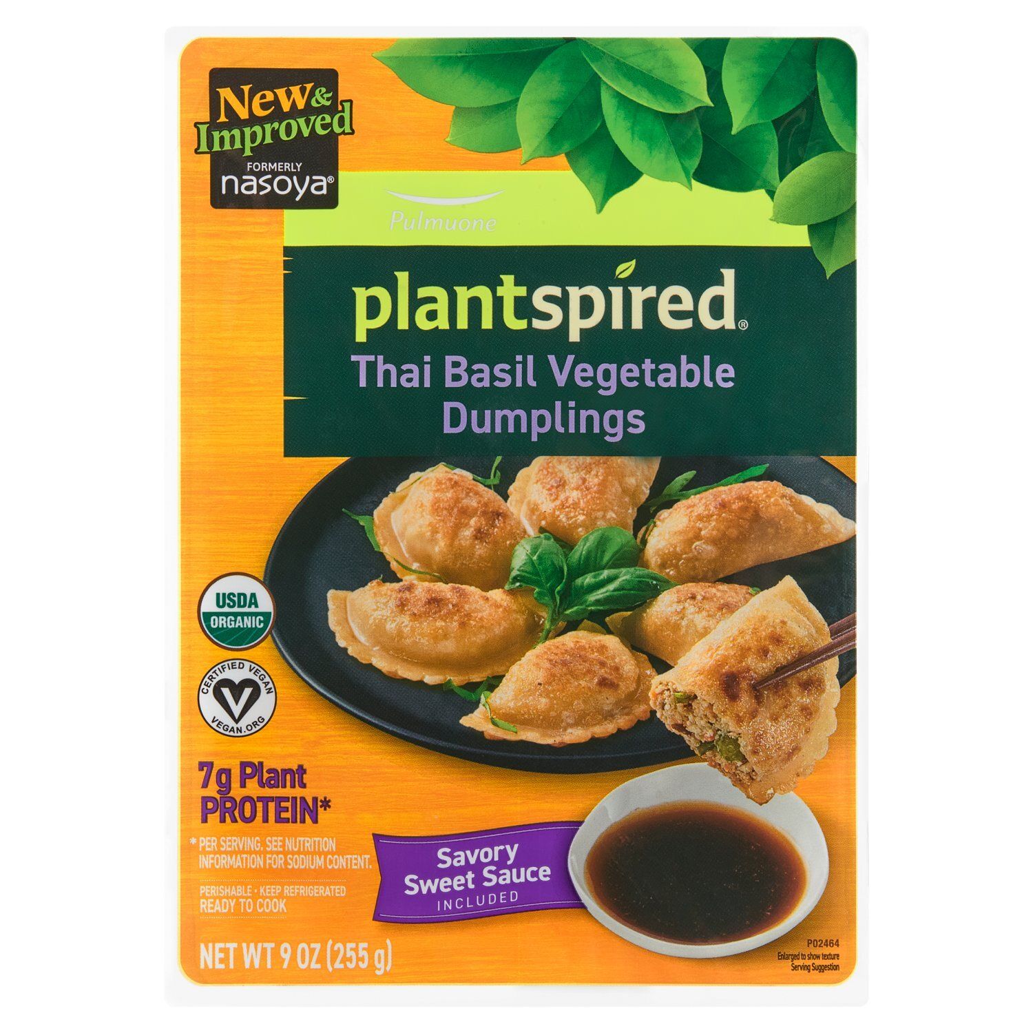 Pulmuone Plantspired Thai Basil Vegetable Dumplings, 9 oz