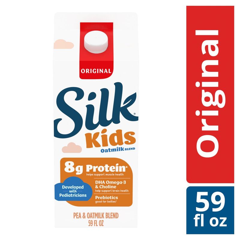 Silk Kids Original Pea &amp; Oatmilk Blend, 59 fl oz