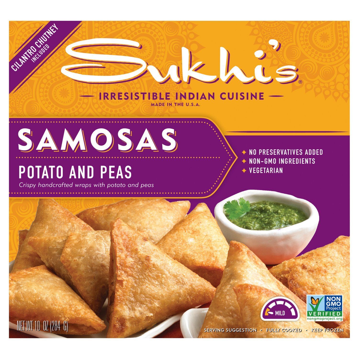 Sukhi&#39;s Potato and Peas Samosas, 10 oz