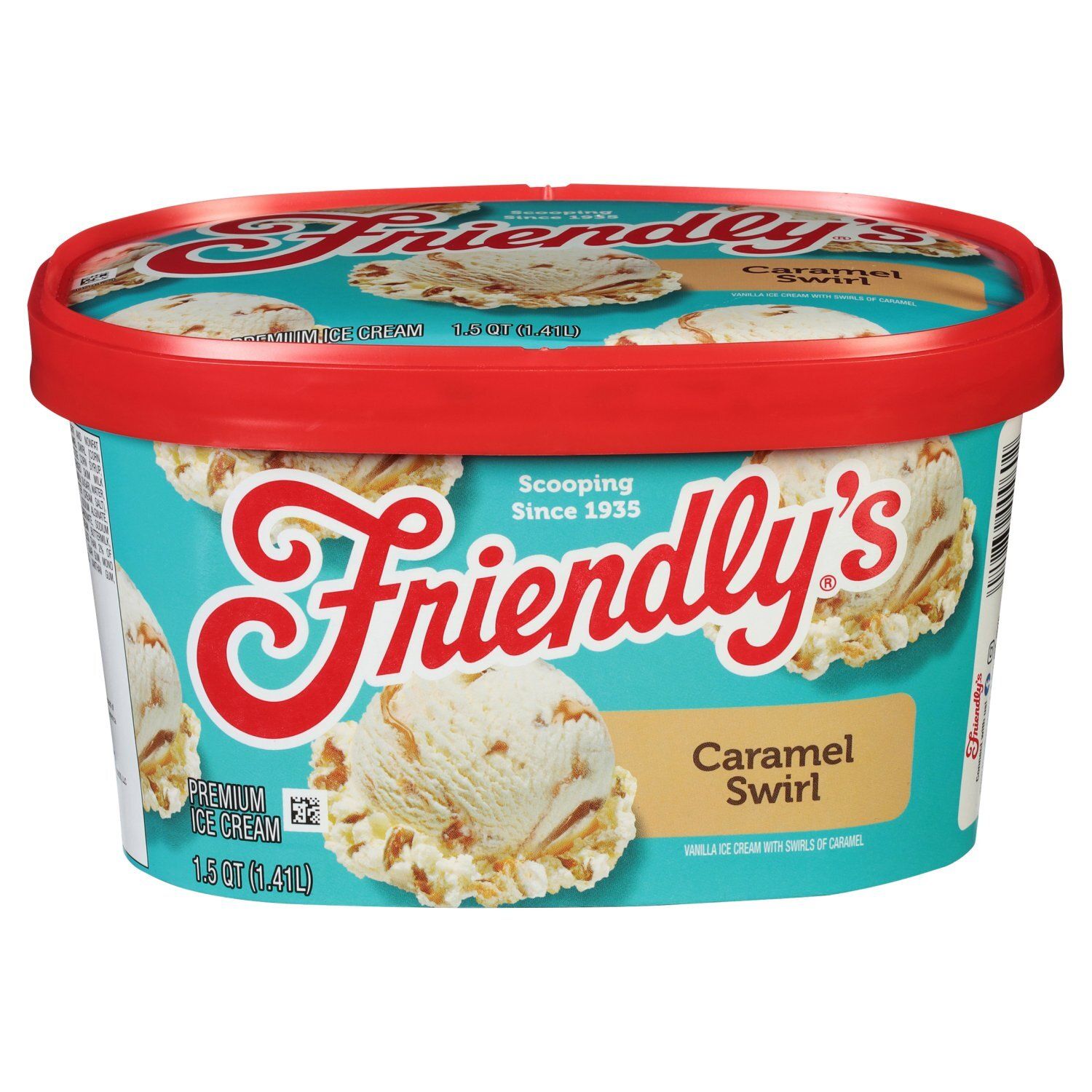 Friendly&#39;s Caramel Swirl Premium Ice Cream, 1.5 qt