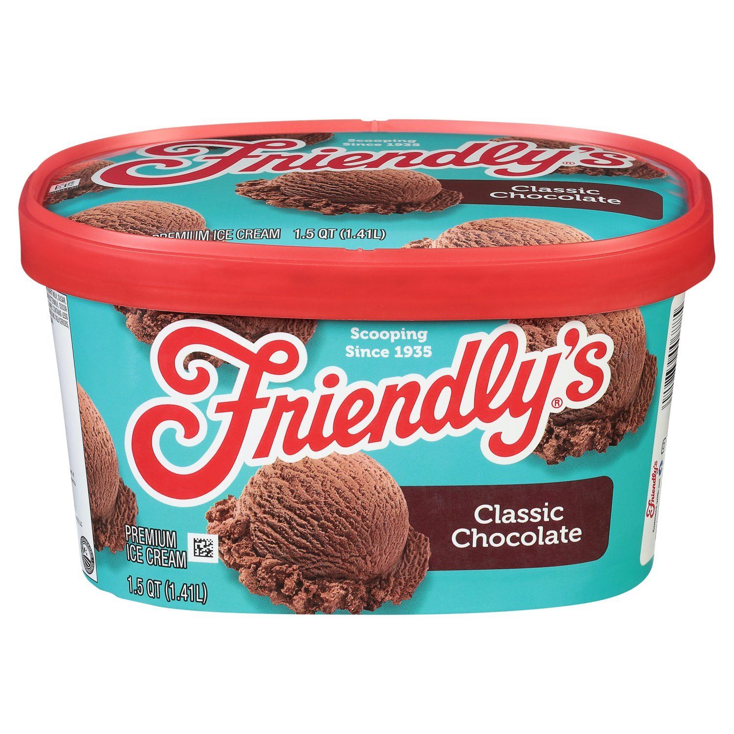 Friendly&#39;s Classic Chocolate Premium Ice Cream, 1.5 qt