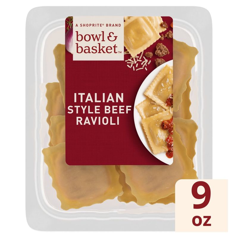Bowl &amp; Basket Italian Style Beef Ravioli, 9 oz