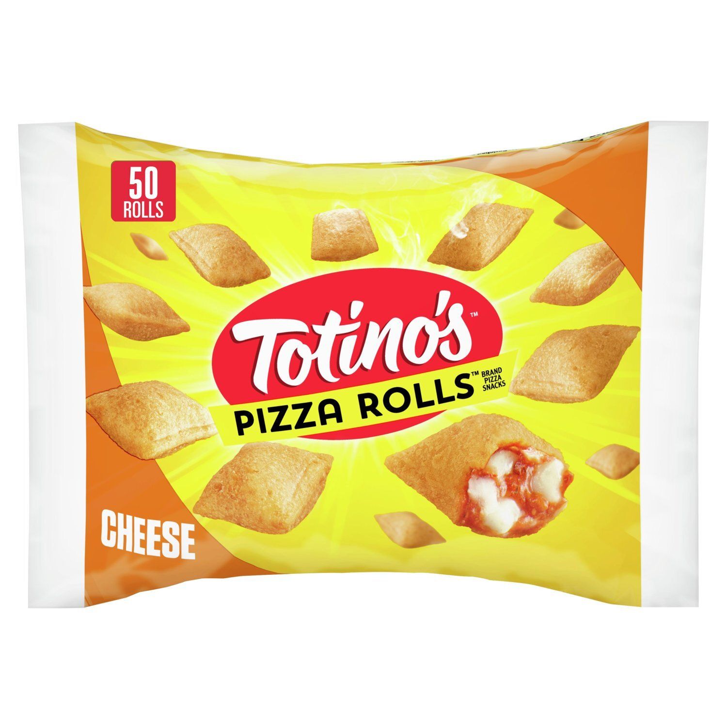 Totino&#39;s Pizza Rolls Cheese Pizza Snacks, 50 count, 24.8 oz