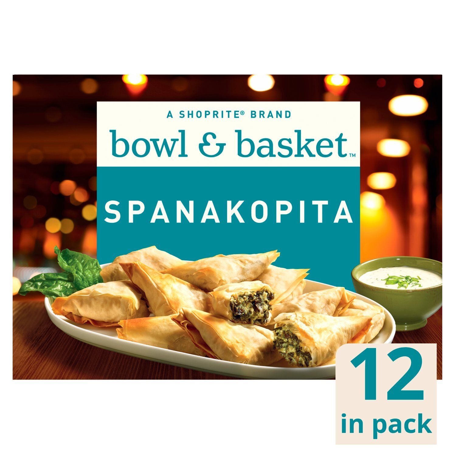 Bowl &amp; Basket Spanakopita, 12 count, 12 oz