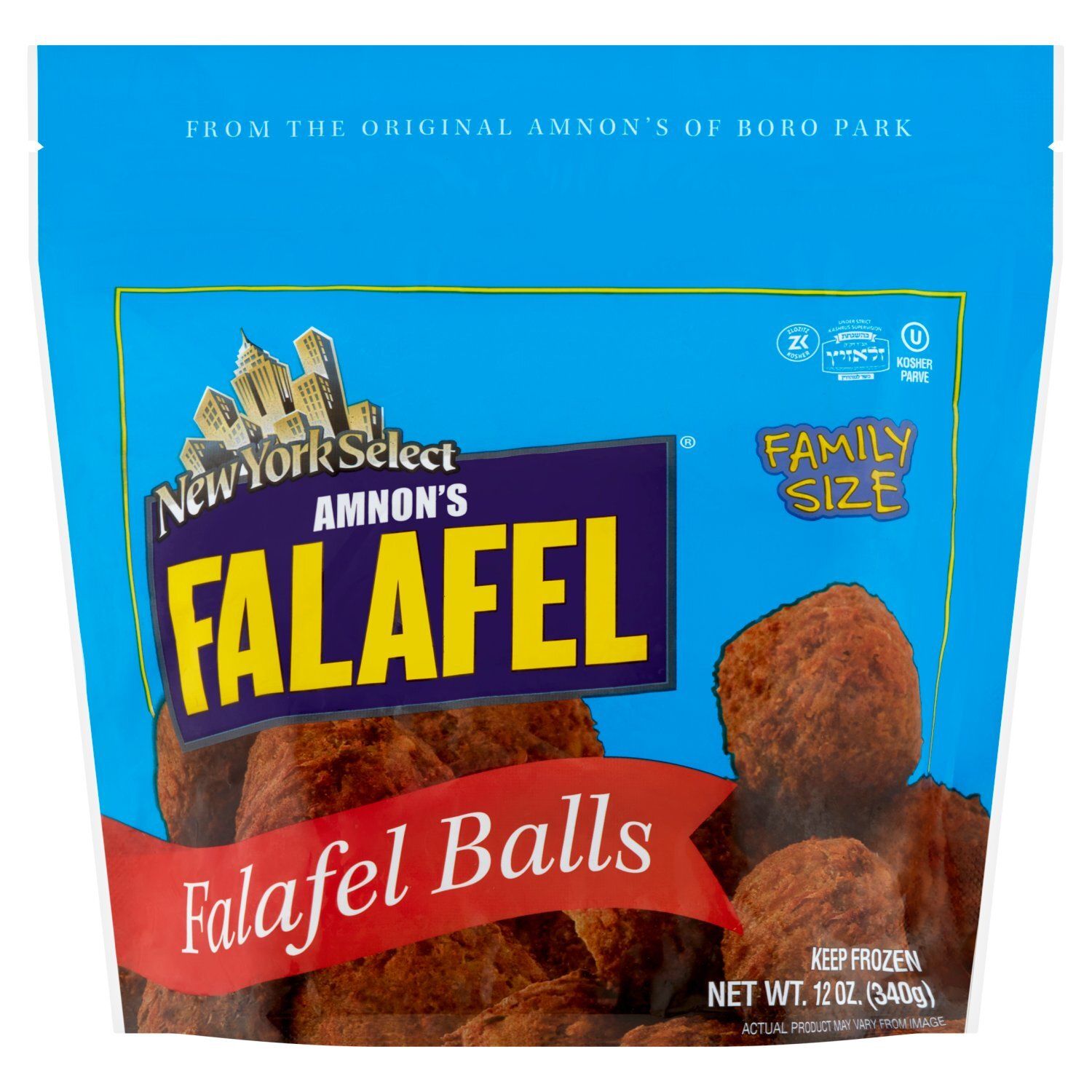 Amnon&#39;s New York Select Falafel Balls Family Size, 12 oz