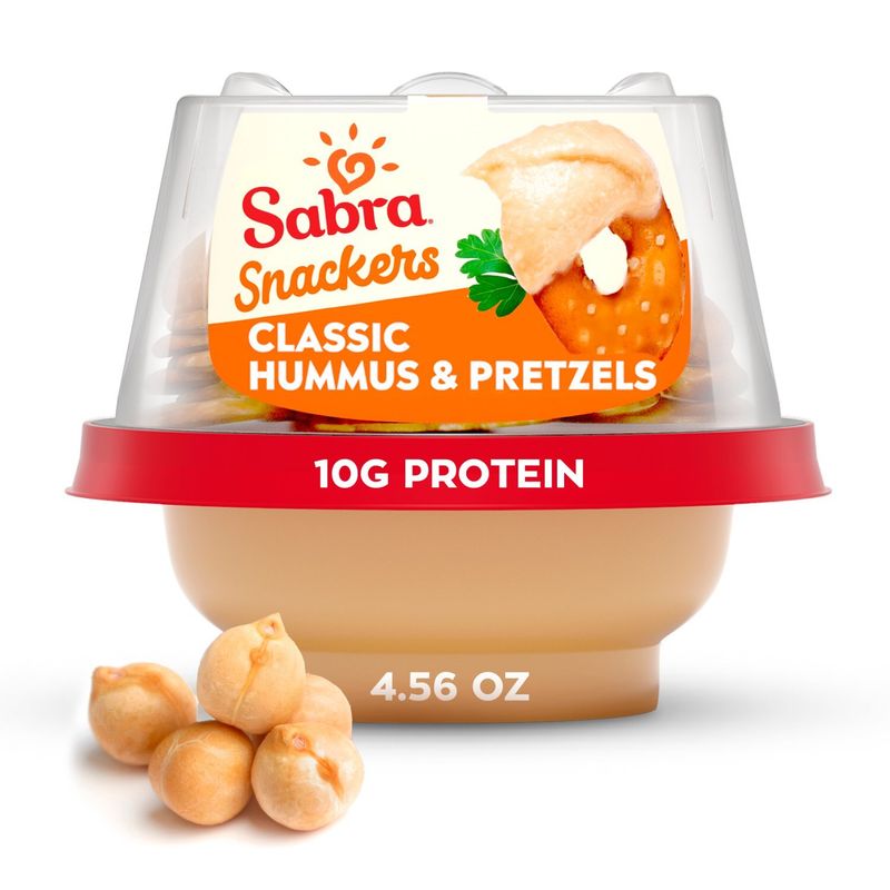 Sabra Smart Snackers Classic Hummus &amp; Pretzels, 4.56 oz