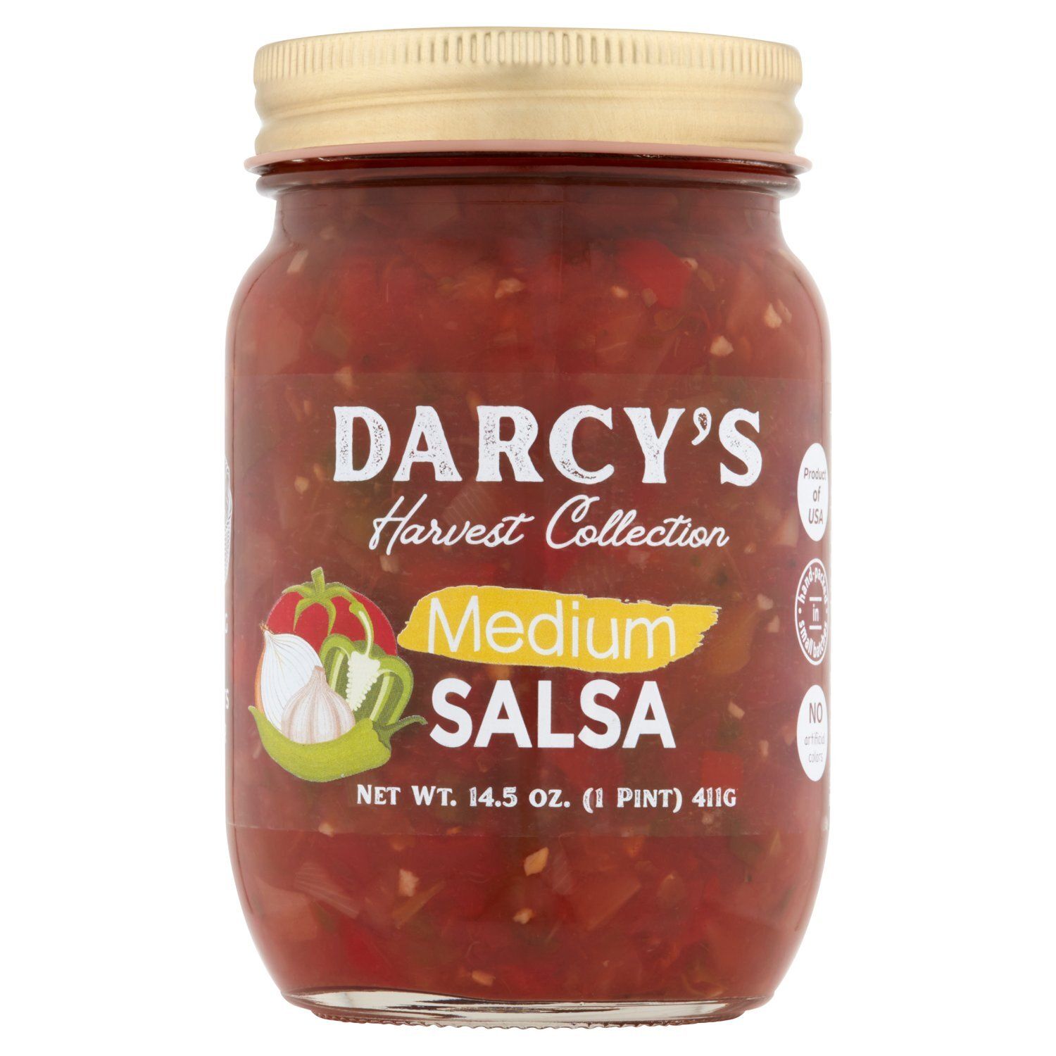 Darcy&#39;s Harvest Collection Medium Salsa, 14.5 oz