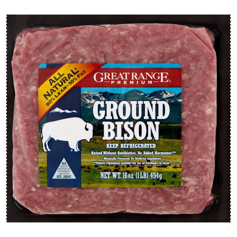 Great Range Premium Ground Bison, 16 oz