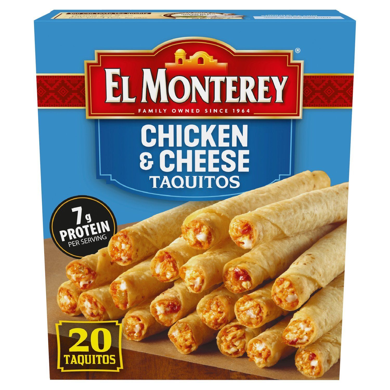 El Monterey Chicken &amp; Cheese Taquitos, 20 count, 20 oz