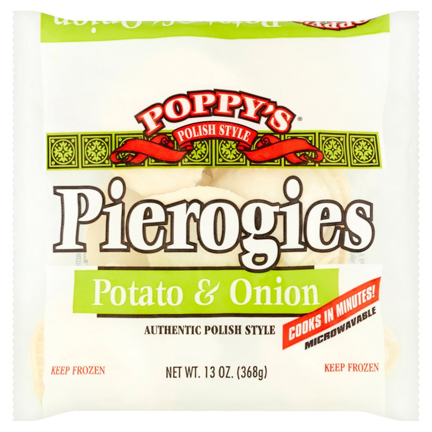 Poppy&#39;s Pierogies Potato &amp; Onion Pierogies, 13 oz