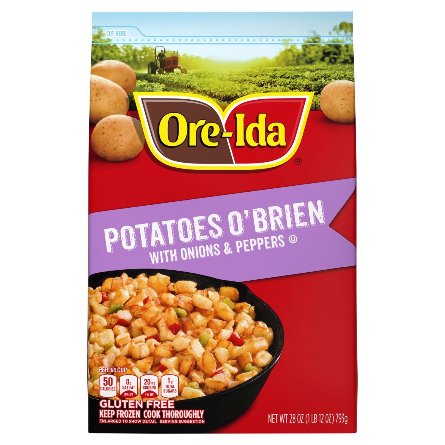 Ore-Ida Potatoes O'Brien with Onions &amp; Peppers, 28 oz