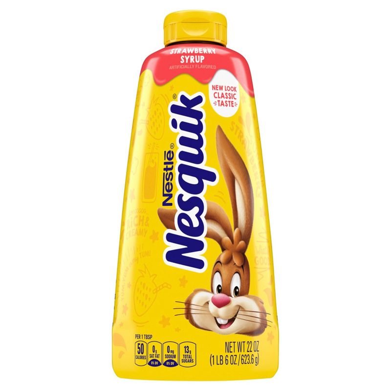 Nestlé Nesquik Strawberry Syrup, 22 oz
