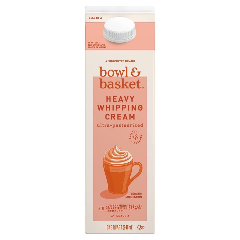 Bowl &amp; Basket Heavy Whipping Cream, one quart