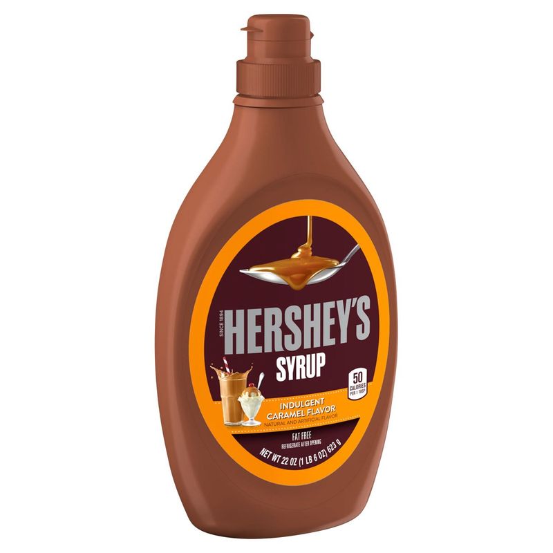 Hershey&#39;s Indulgent Caramel Flavor Syrup, 22 oz