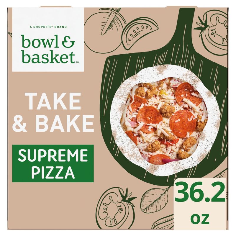 Bowl &amp; Basket Take &amp; Bake Supreme Pizza, 36.2 oz