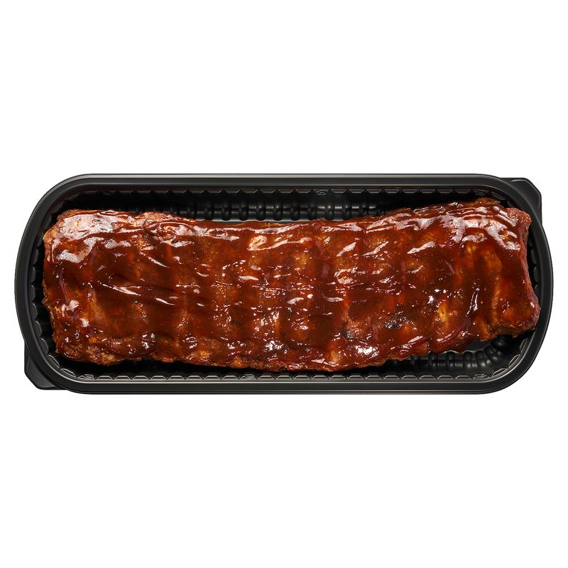 Full Rack Hickory Smoked St. Louis BBQ Ribs - Sold Cold