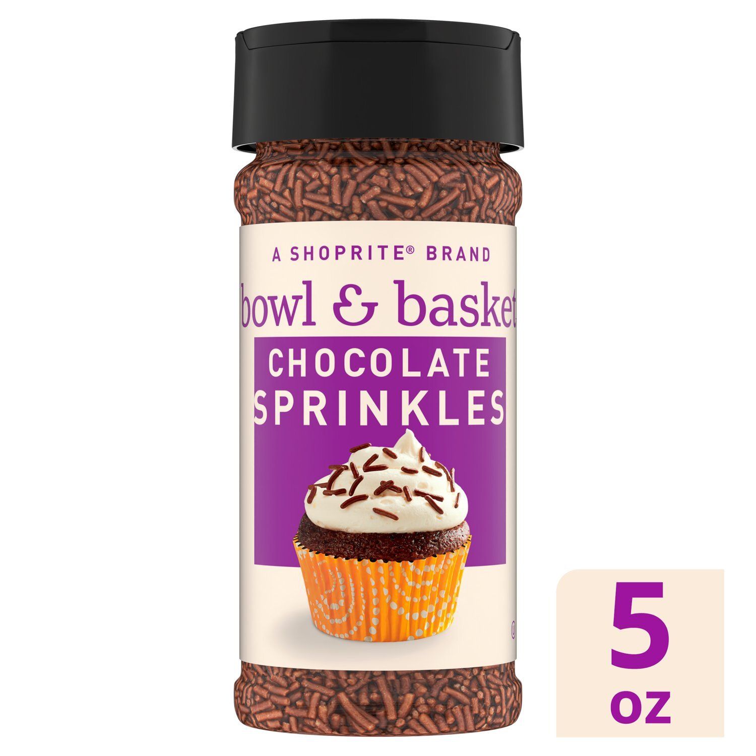Bowl &amp; Basket Chocolate Sprinkles, 5 oz
