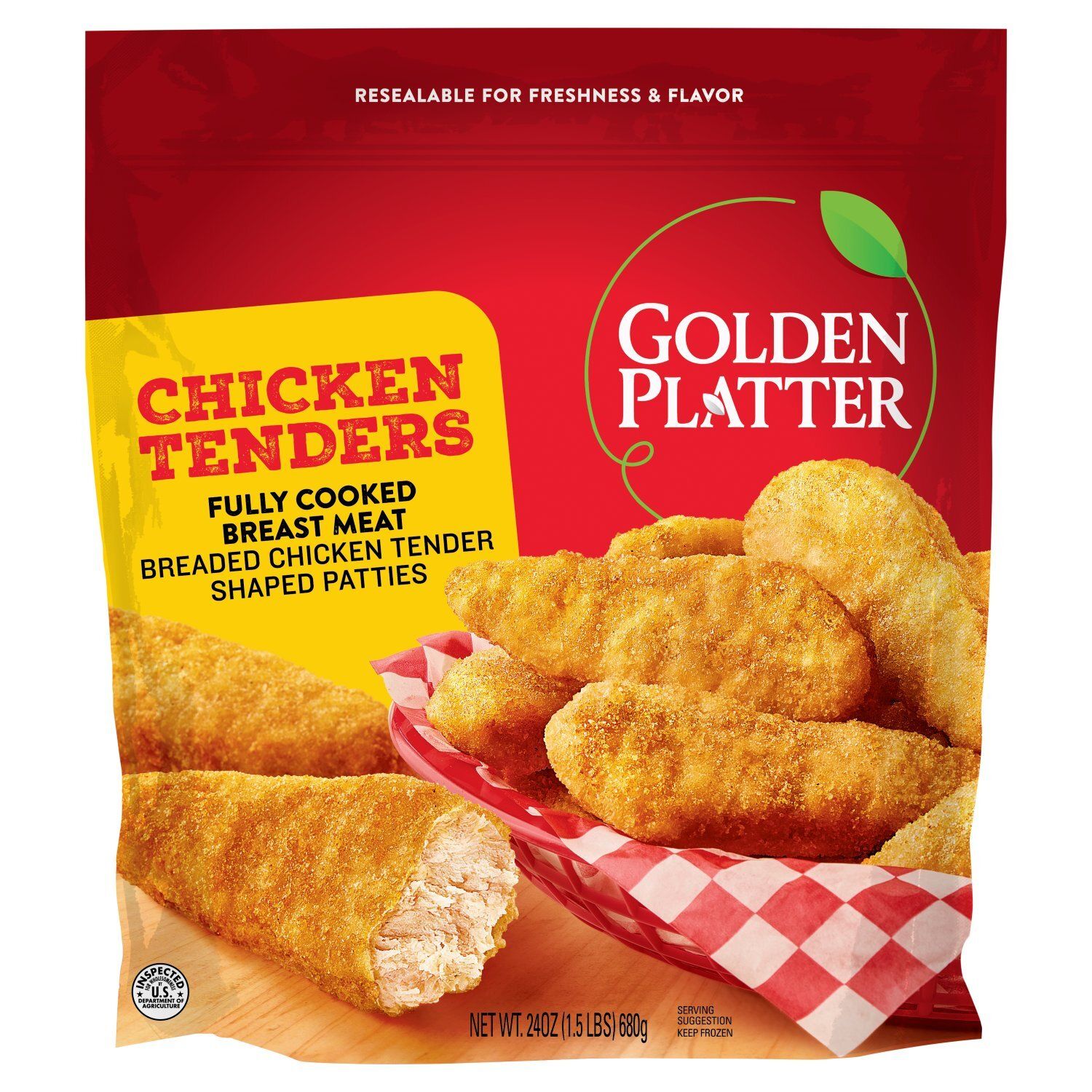 Golden Platter Chicken Tenders, 24 oz