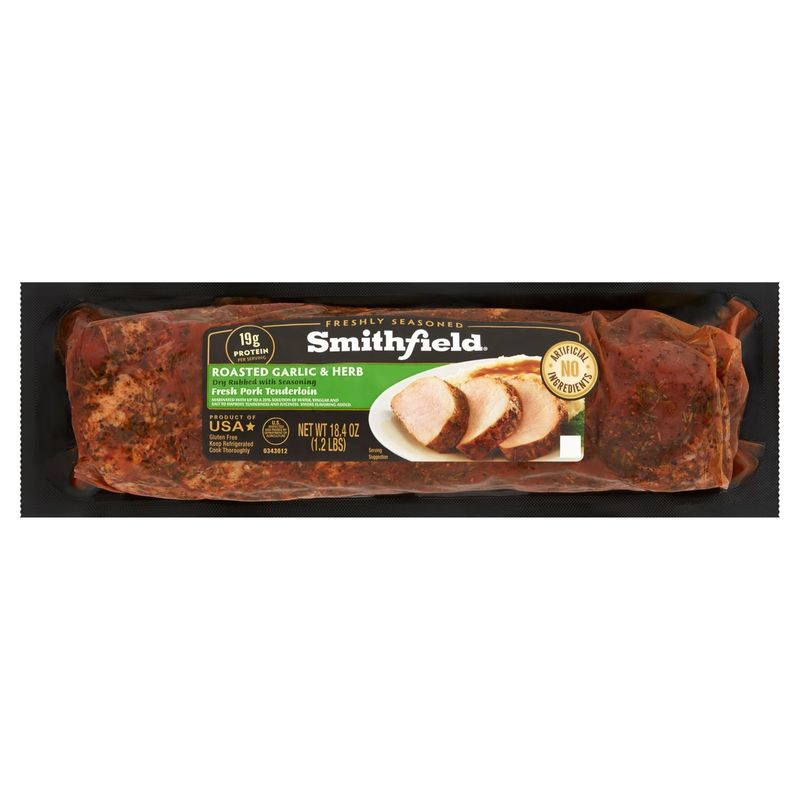 Smithfield Roasted Garlic &amp; Herb Fresh Pork Tenderloin, 18.4 oz