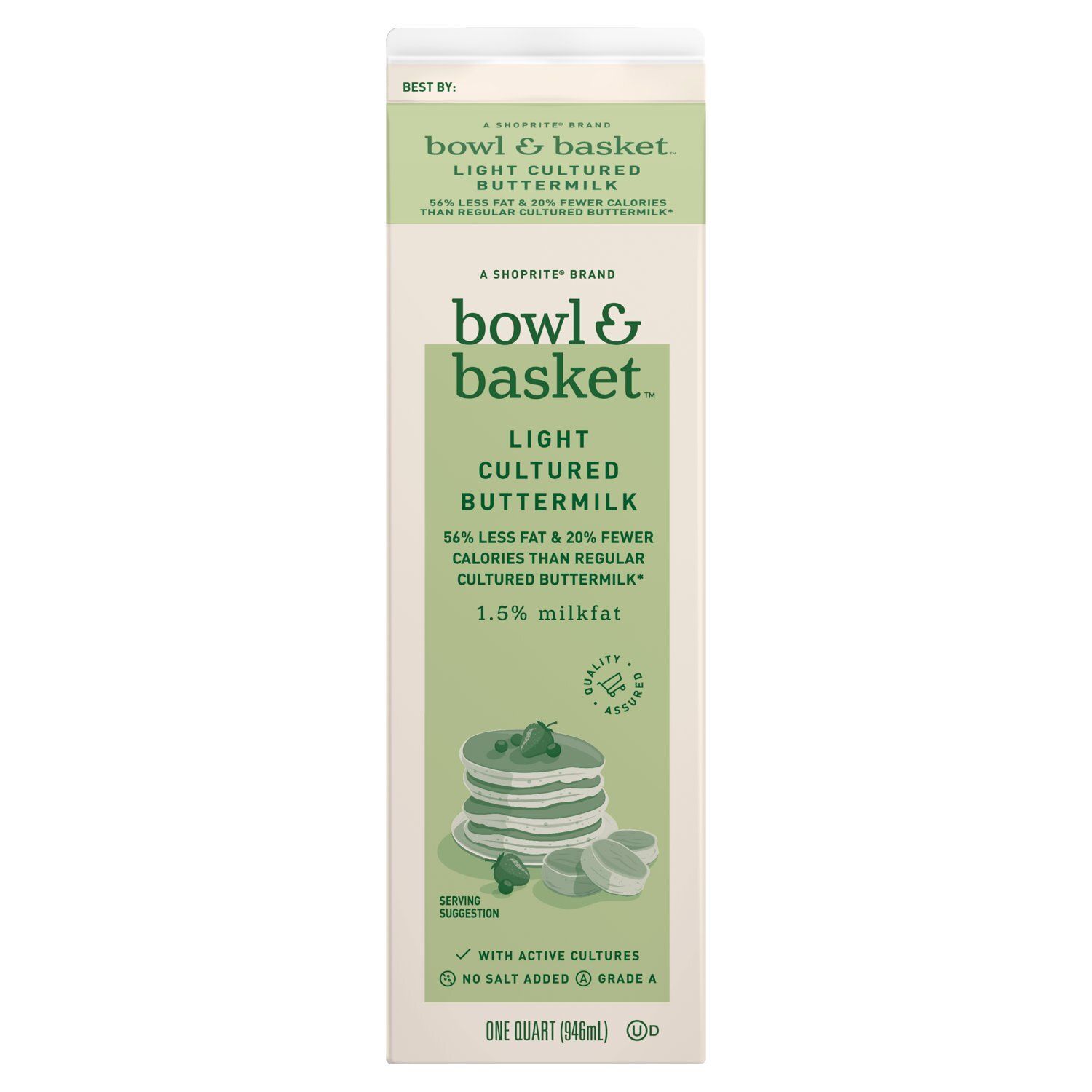 Bowl &amp; Basket Light Cultured Buttermilk, one quart