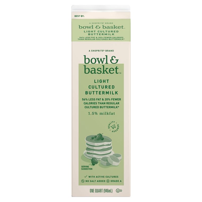 Bowl &amp; Basket Light Cultured Buttermilk, one quart