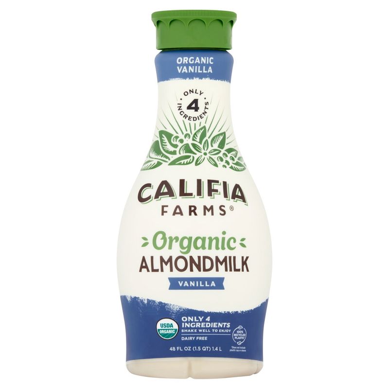 Califia Farms Organic Vanilla Almondmilk, 48 fl oz