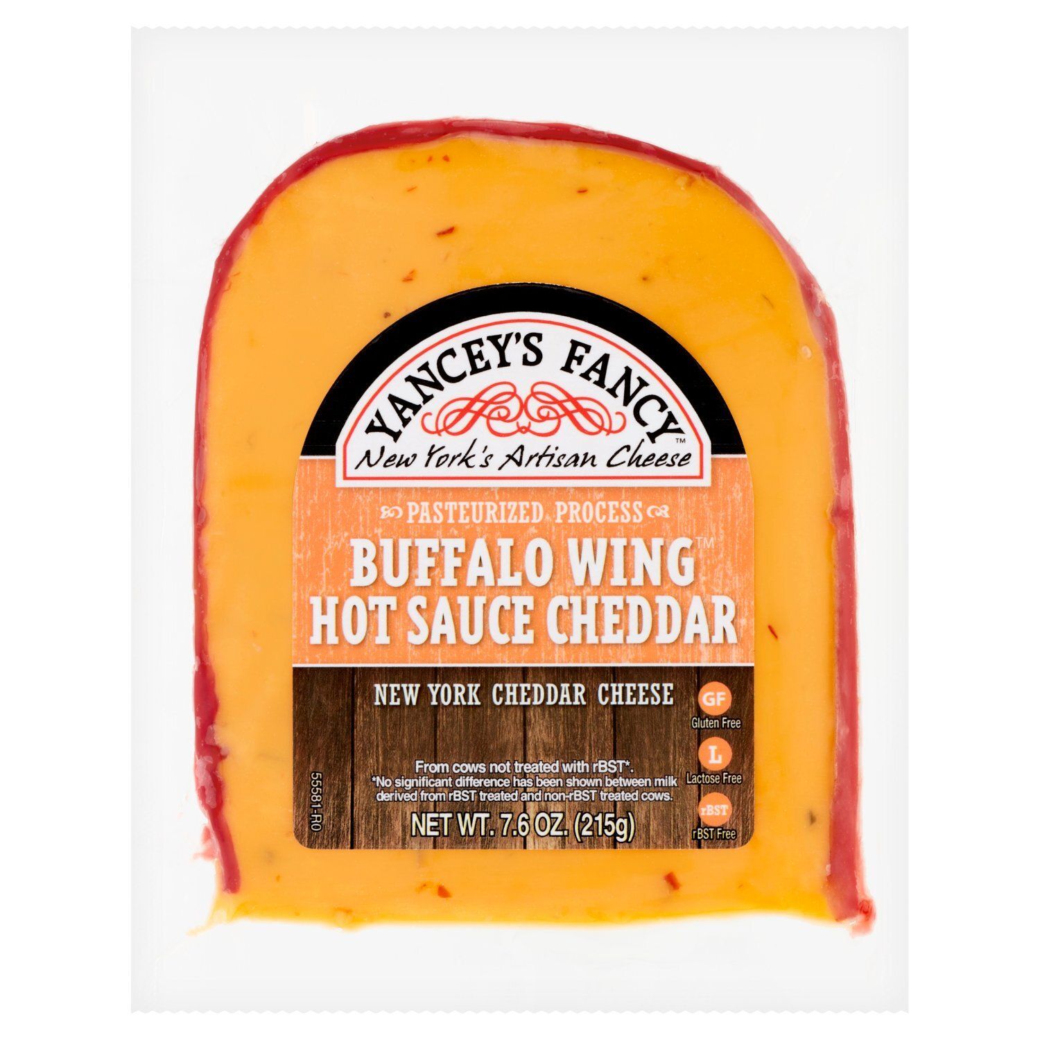 Yancey&#39;s Fancy Buffalo Wing Hot Sauce New York Cheddar Cheese, 7.6 oz