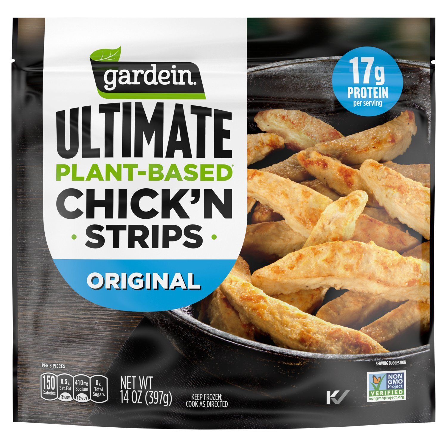 Gardein Ultimate Plant-Based Original Chick&#39;n Strips, 14 oz