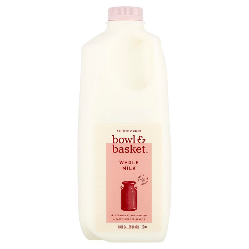 Bowl &amp; Basket Whole Milk, half gallon