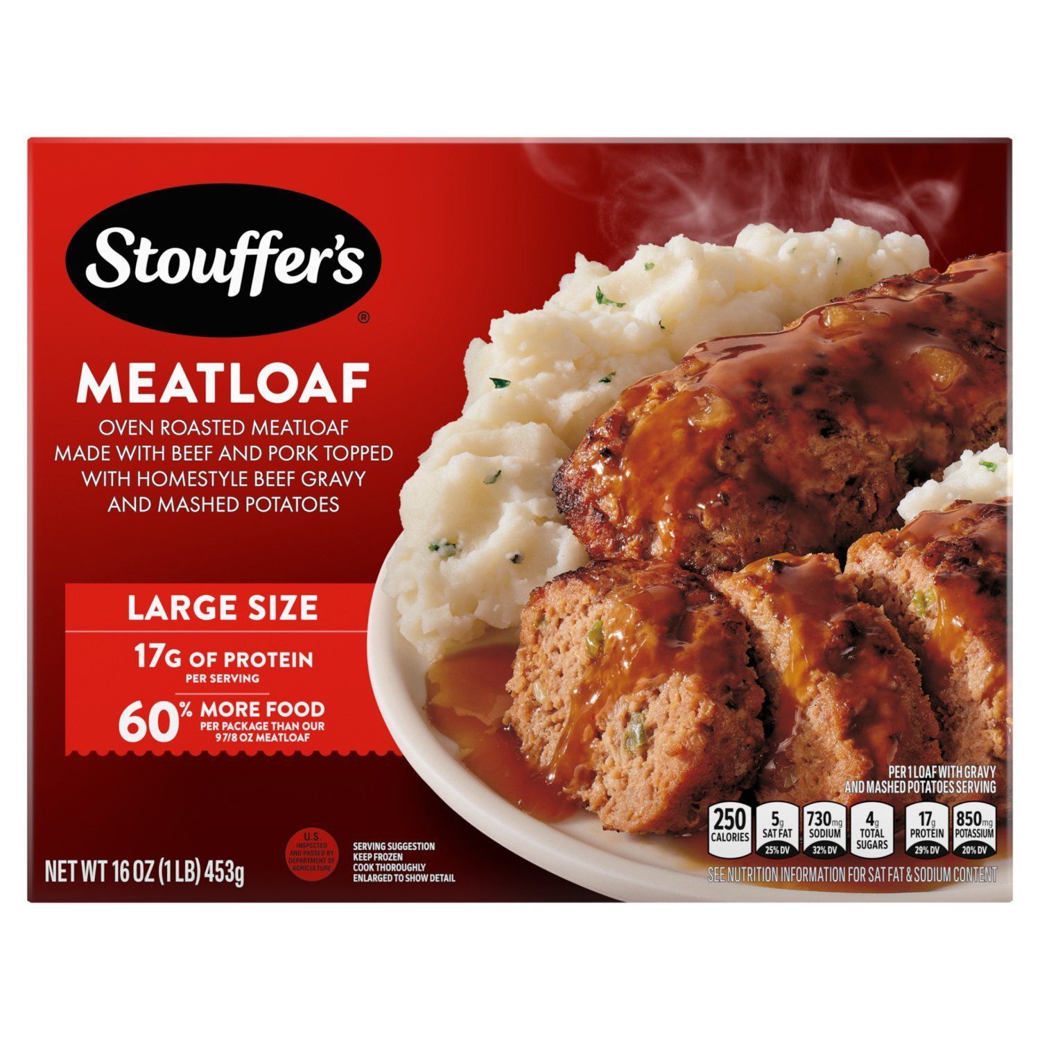 Stouffer&#39;s Meatloaf Large Size, 16 oz