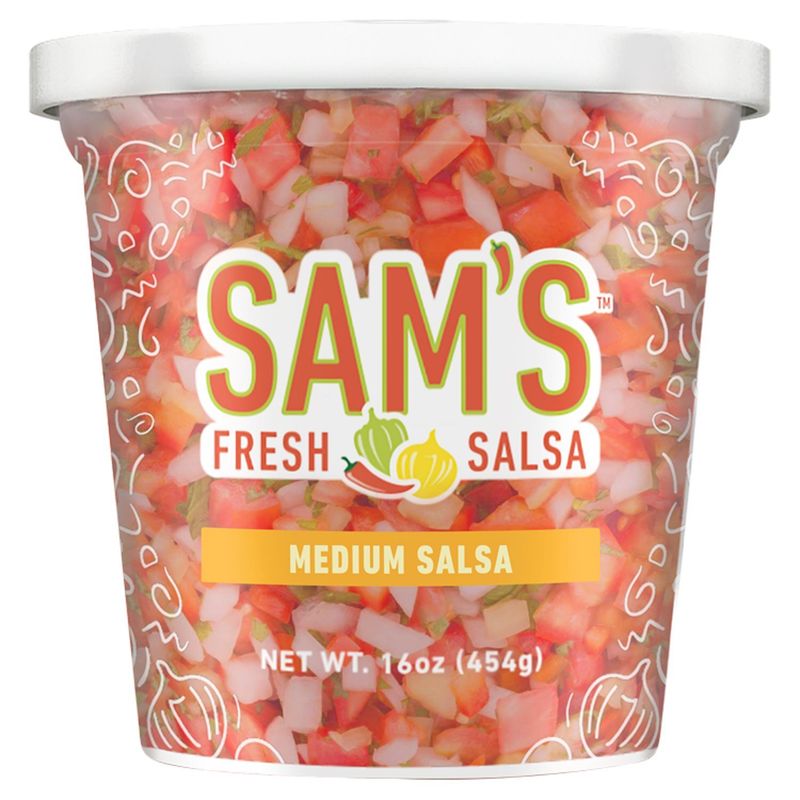 Sam&#39;s Fresh Medium Salsa, 16 oz