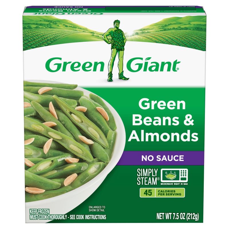 Green Giant Simply Steam No Sauce Green Beans &amp; Almonds, 7.5 oz